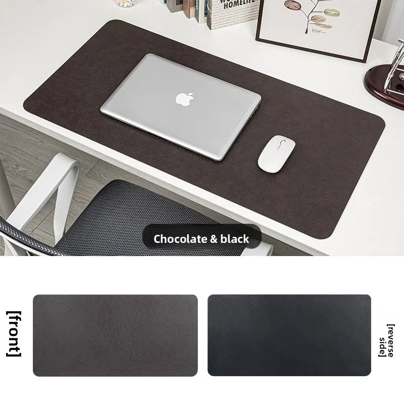 Retro Cowhide Leather Desk Mat for Desktop & Office Use by Snagg A Mouse Pad
