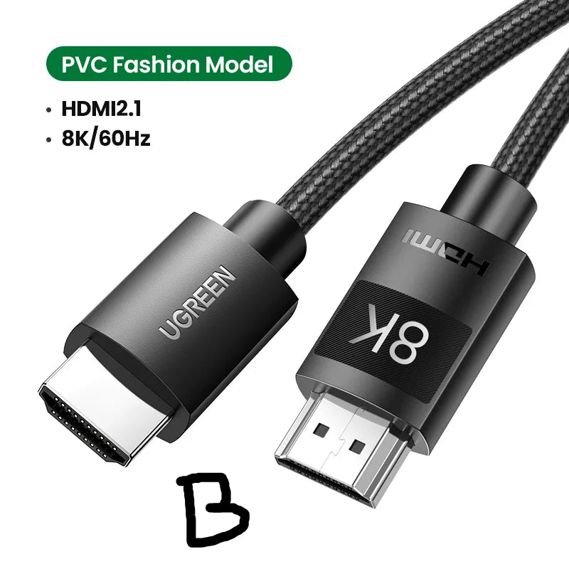 8K HDMI 2.1 Cable Ultra High Speed Dolby Vision Support for TV, PS5 & Streaming Devices by Snagg An HDMI Cable