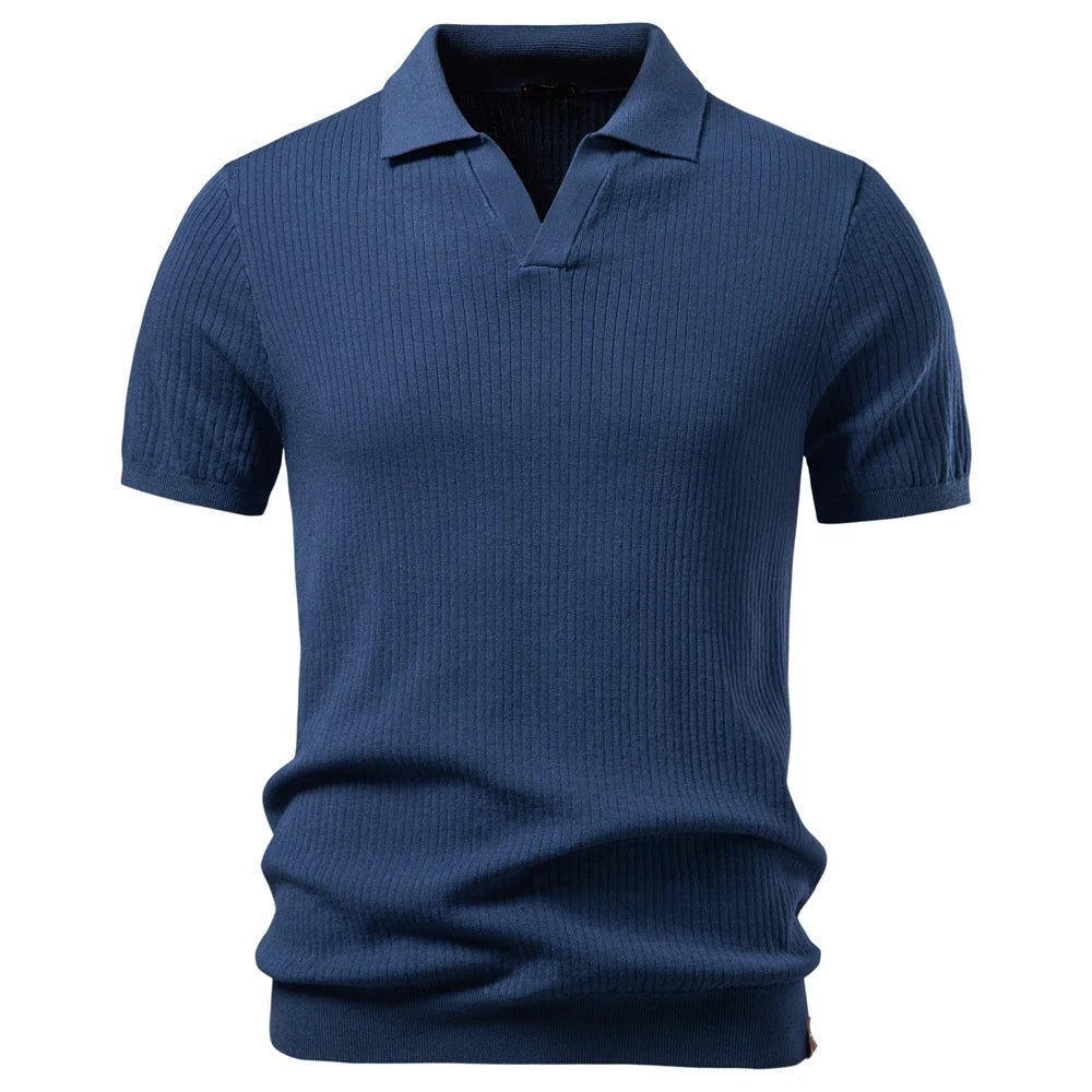 Men's "Old Money" Luxury Polo | Elegant Four-Season Breathable Essential