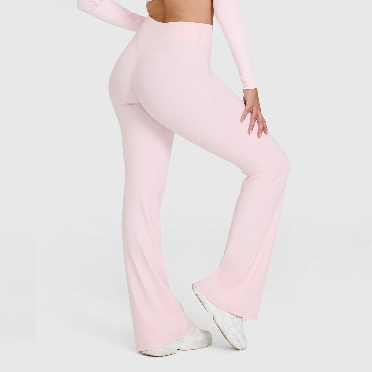 Women's Flared Wide-Leg Yoga Leggings | Seamless Breathable Fitness Versatile Casual Pants