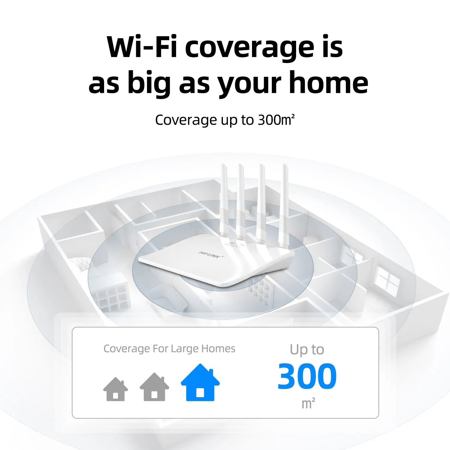 300Mbps Wireless N Router WISP Repeater & AP Mode for Home or Office Use by Snagg A WiFi Booster