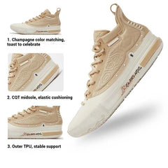 Shock Absorbing, Wear Resistant Basketball Sneaker