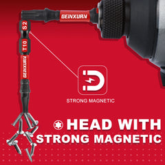 Impact Tough Magnetic Torx Screwdriver Bit Set – S2 Alloy Steel Star Bits