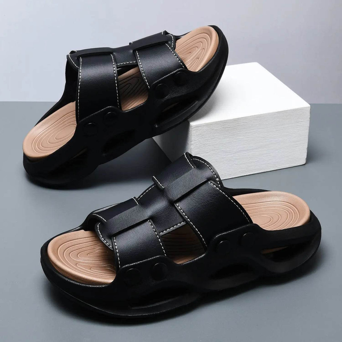 Beach Platform Slippers for Men - SnaggIt