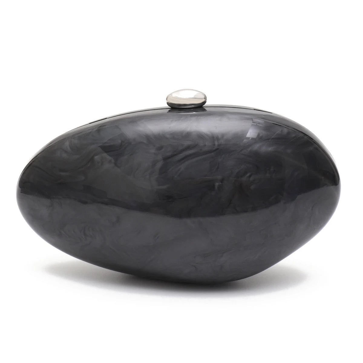 Shell-Shaped Acrylic Evening Clutch