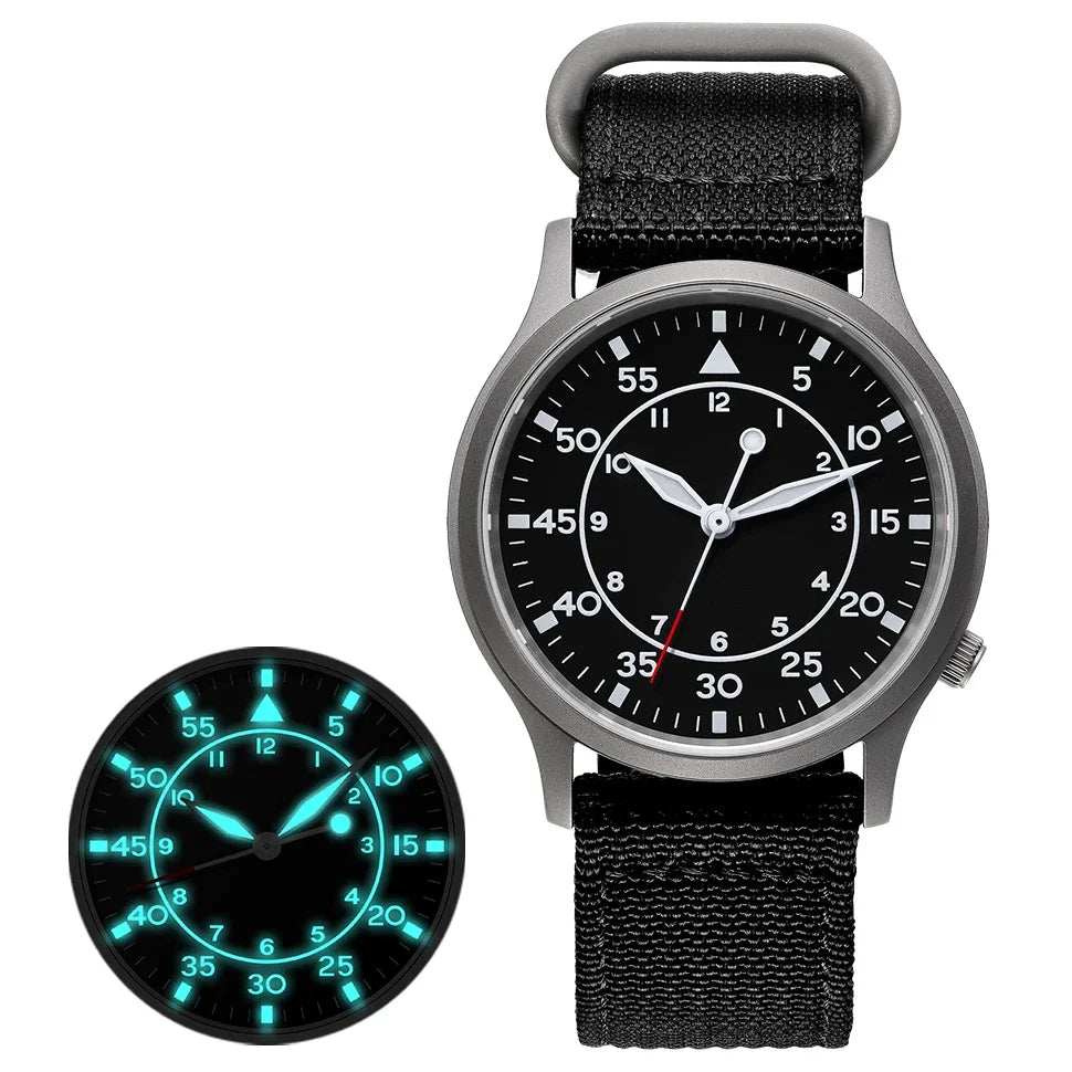 Titanium Quartz Watch – Ultra-Thin Precision