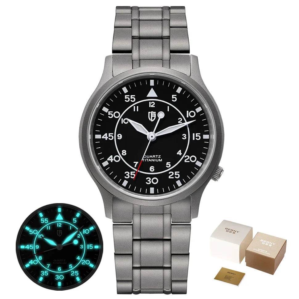 BERNY Titanium Quartz Watch - SnaggIt