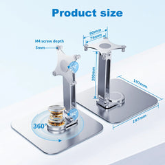 Portable Tablet Stand Aluminum 360 ° Rotation by Snagg A Tablet Holder