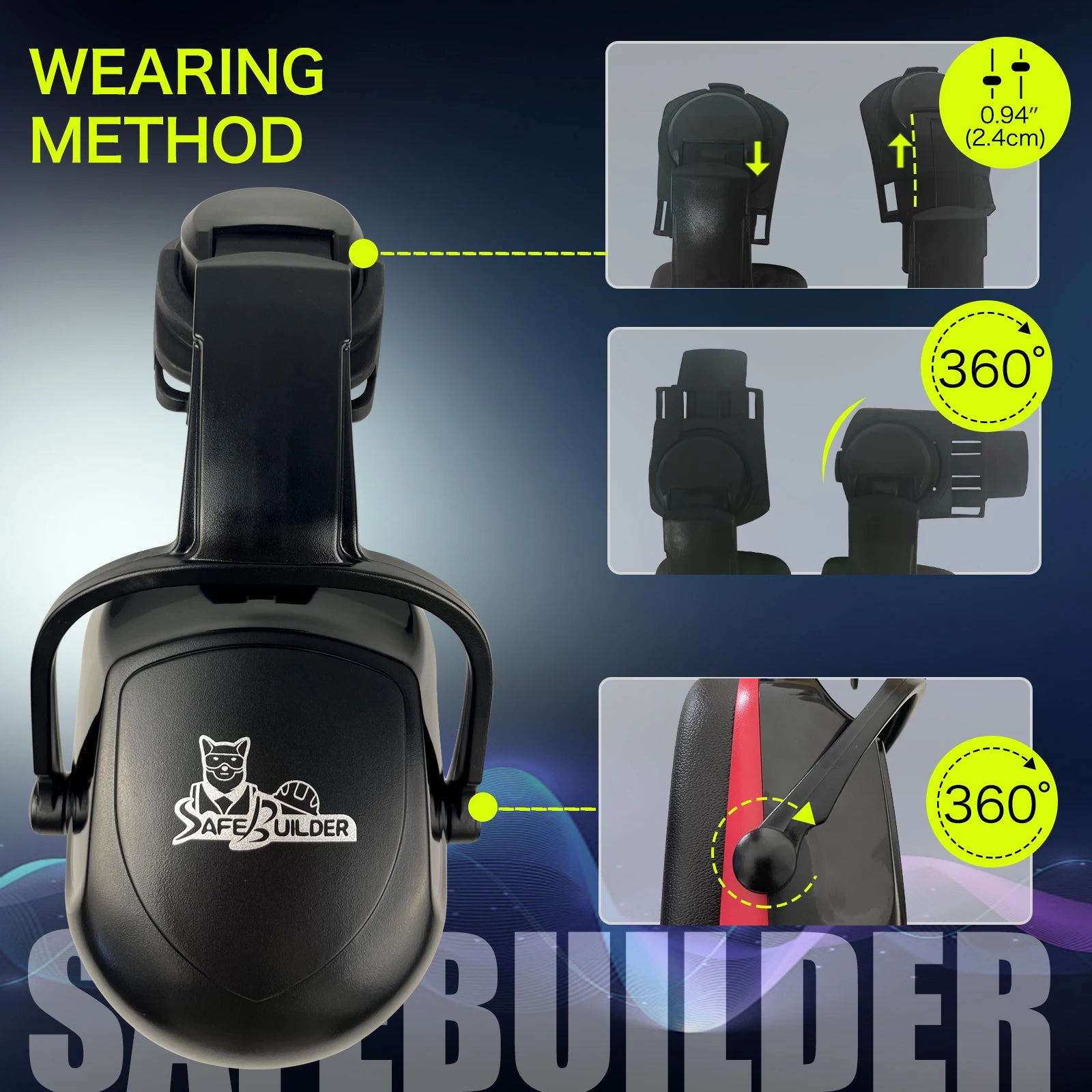 Helmet-mounted clip-on earmuffs – image 5