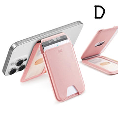 MagSafe Compatible Vegan Leather Wallet with Adjustable Stand by Snagg A MagSafe Wallet