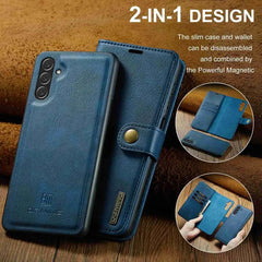 Detachable Magnetic Leather Wallet Case for Samsung Galaxy A Series by Snagg A Wallet Case
