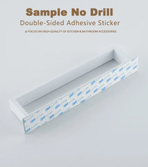 Self-Adhesive Stainless Steel Towel Rack by Snagg A Rack