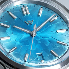 Automatic Mechanical Watch – NH35 Glacier Series | Sapphire Crystal | 100M Waterproof