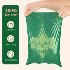 Portable Degradable Waste Bags | Thickened Deodorizing Pet Cleanup Solution