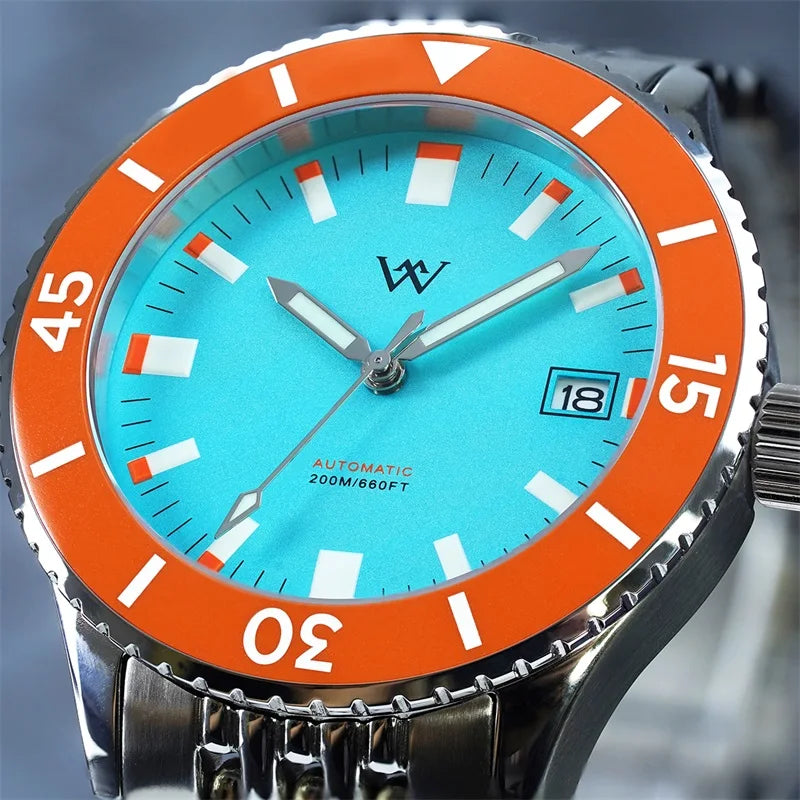 Automatic Mechanical Diver Watch – NH35 Ceramic Bezel | Sapphire AR Glass | 200M Waterproof - Men’s Watches