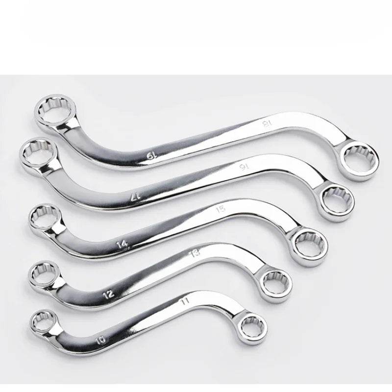 5-Piece S-Type Double-Ended Box Wrench Set - SnaggIt