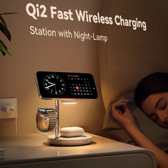 Qi2 Magnetic Charging Station for Apple