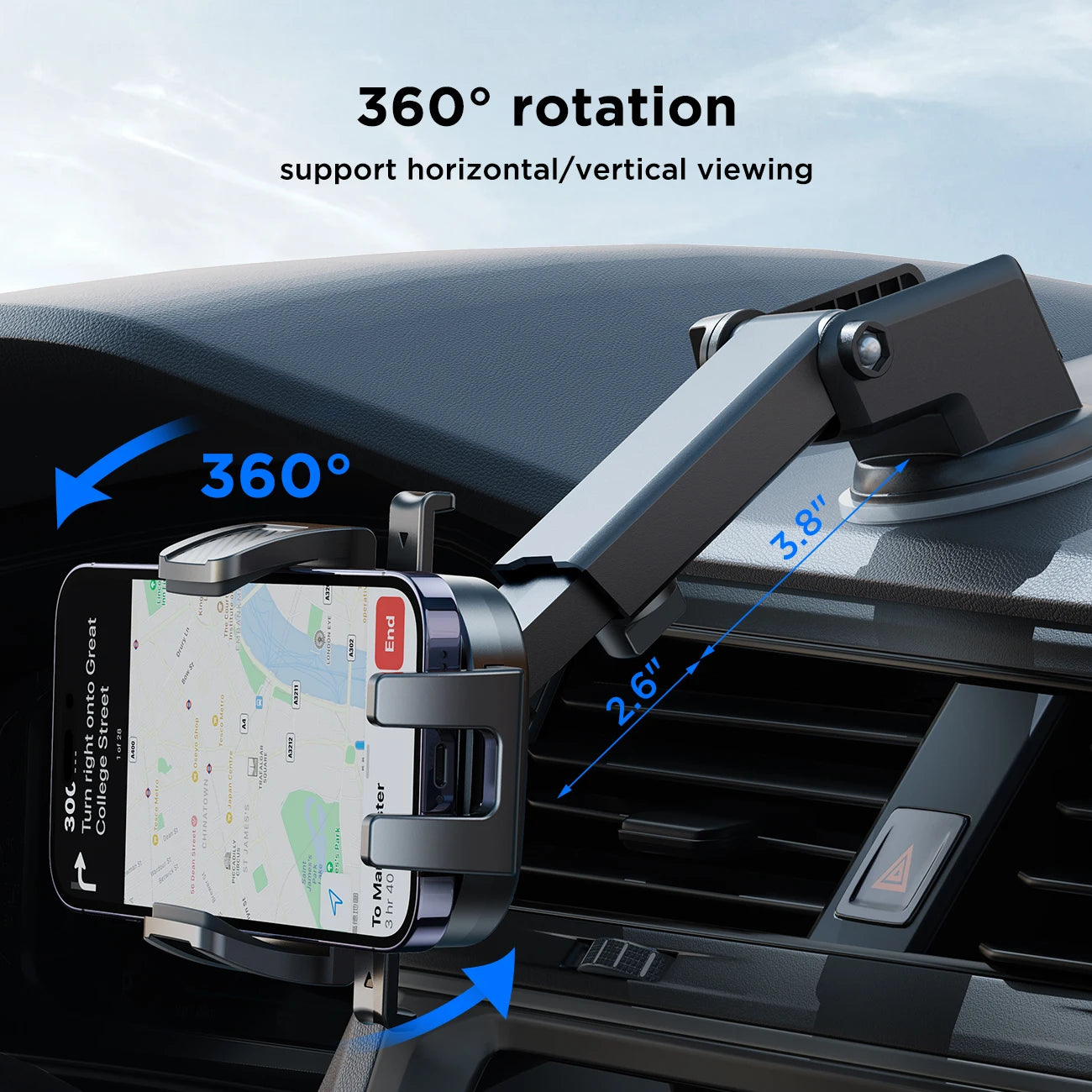 Universal Car Phone Holder by Snagg A Phone Holder