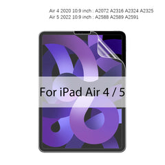 Paper Like Matte Screen Protector Film for iPad – Writing & Drawing PE Soft Film (No Glass)
