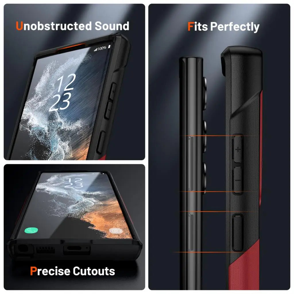 Shockproof Armor Case for Samsung Galaxy S23 / A Series by Snagg A Phone Case