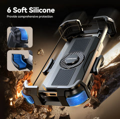 Anti Vibration Motorcycle & Bicycle Phone Holder by Snagg A Phone Holder