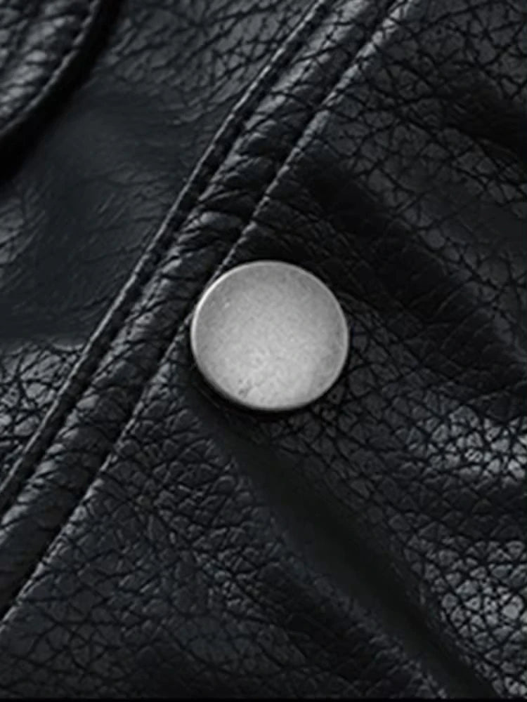 Oversized Waterproof & Windproof Faux Leather Jacket by Snagg A Jacket