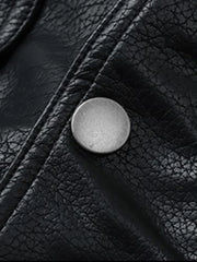 Oversized Waterproof & Windproof Faux Leather Jacket by Snagg A Jacket