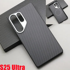 Magsafe Carbon Fiber Pattern Case for Samsung Galaxy S25 / Ultra / Plus by Snagg A Phone Case