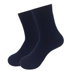 Men’s Vintage Wool Knit Socks, Thick Winter Cashmere Blend