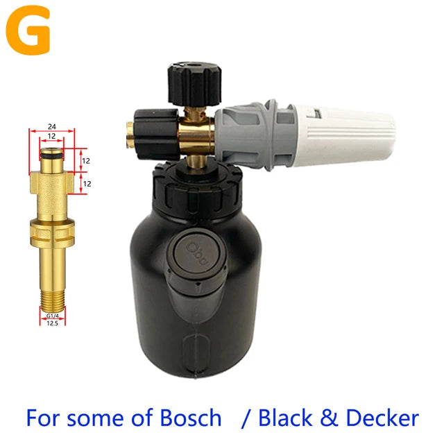 1L Pressure Washer Foam Cannon by Snagg A Foam Cannon