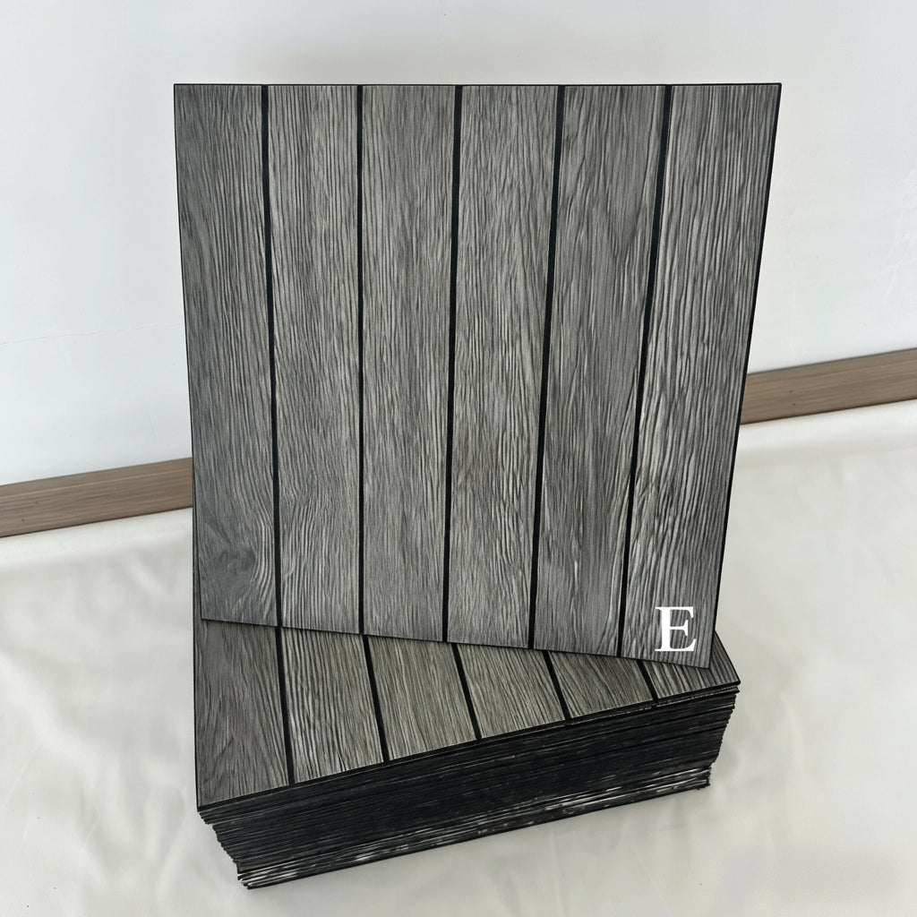 Self-Adhesive Vinyl Waterproof Wood-Grain Striped Wall Stickers by Snagg A Vinyl Sticker