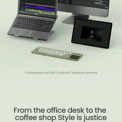 Folding Bluetooth Keyboard With Touchpad For IOS Android Tablets by Snagg A Wireless Keyboard