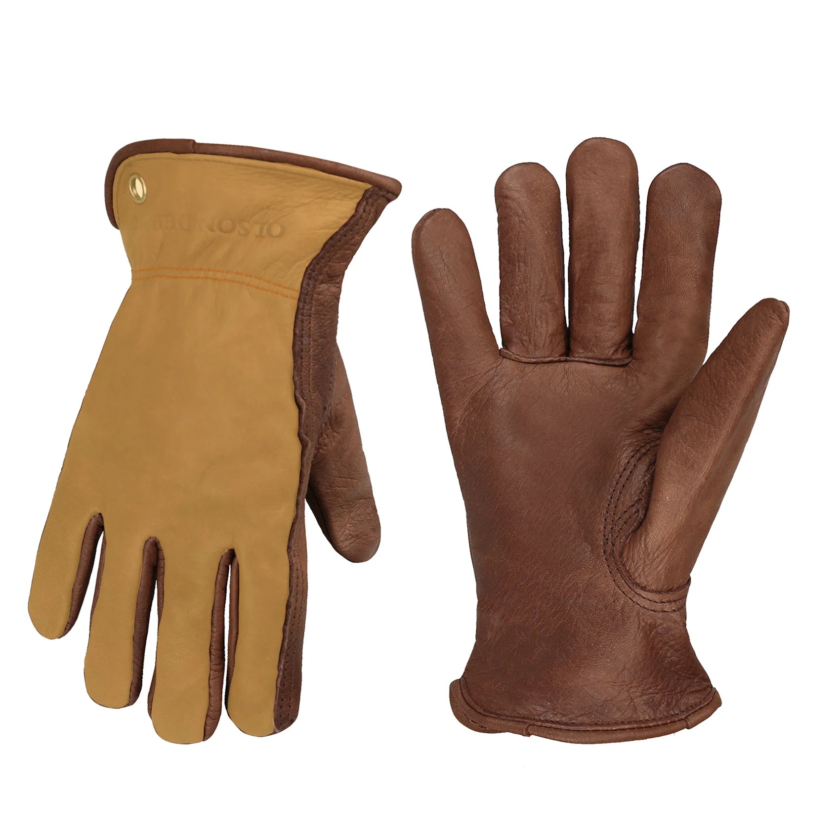 Brown Leather Work Gloves for by Snagg A Gloves