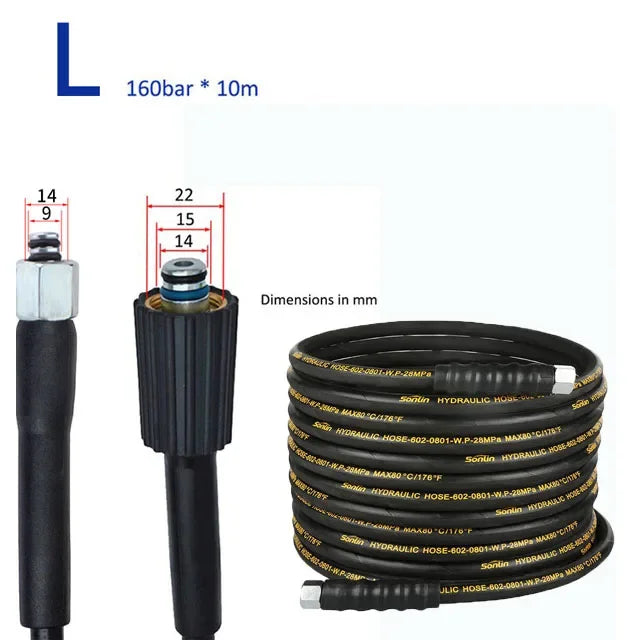 High Pressure Washer Hose by Snagg A Garden Hose