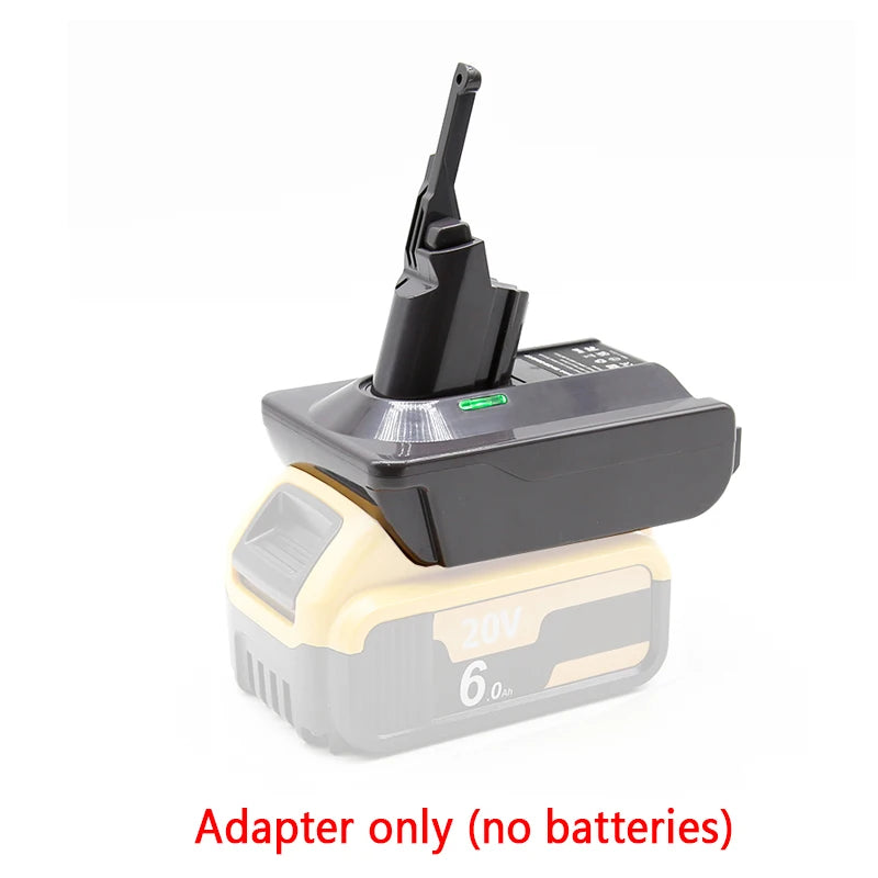 Dyson V6 V7 V8 battery converter with low-battery light – image 13
