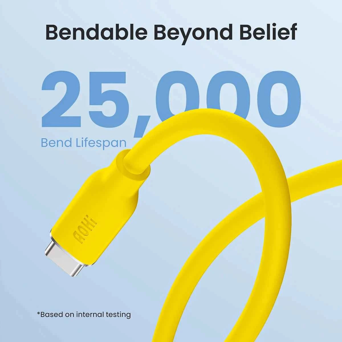 140W PD 3.1 USB-C to USB-C Fast Charging Silky Cable 1M (3.3ft)