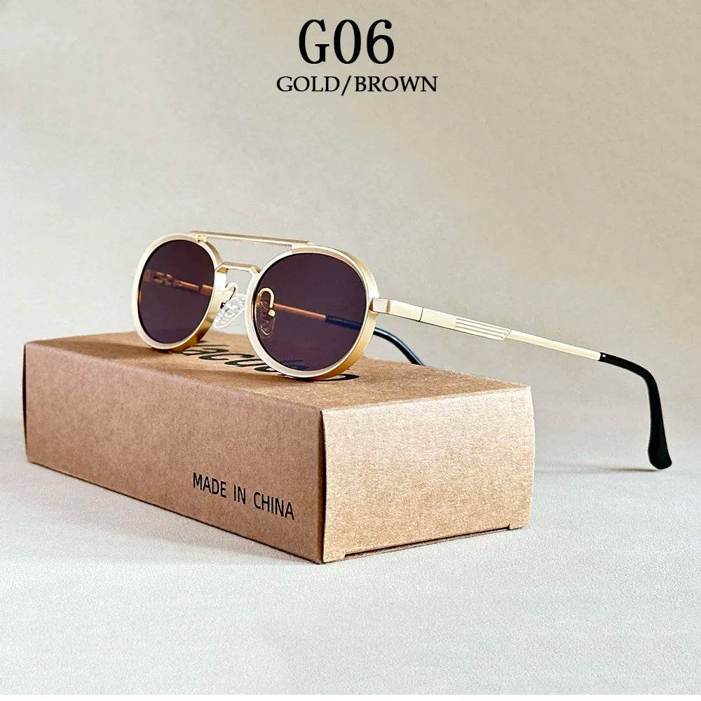 2025 Oval Steampunk Sunglasses - SnaggIt