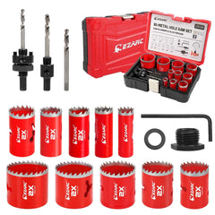 16 PCs M42 8% Cobalt Bi-Metal Hole Saw Set & Professional Installation Kit