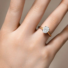 2ct Oval Moissanite Ring - SnaggIt