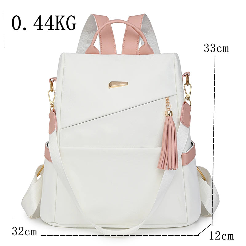 Women’s Fashion Colorblock Backpack by Snagg A Backpack