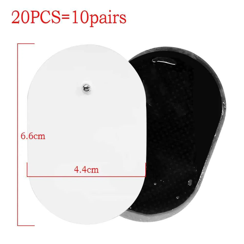 Electric TENS EMS Electrode Pads – Reusable Gel Therapy Replacement Pads