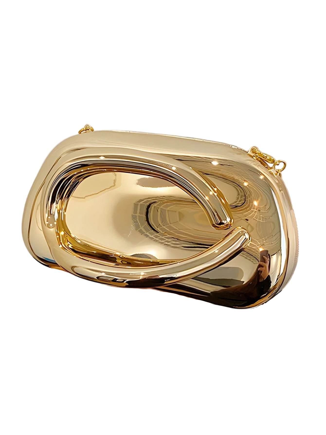 Acrylic Box-Shaped Evening Crossbody Bag - SnaggIt