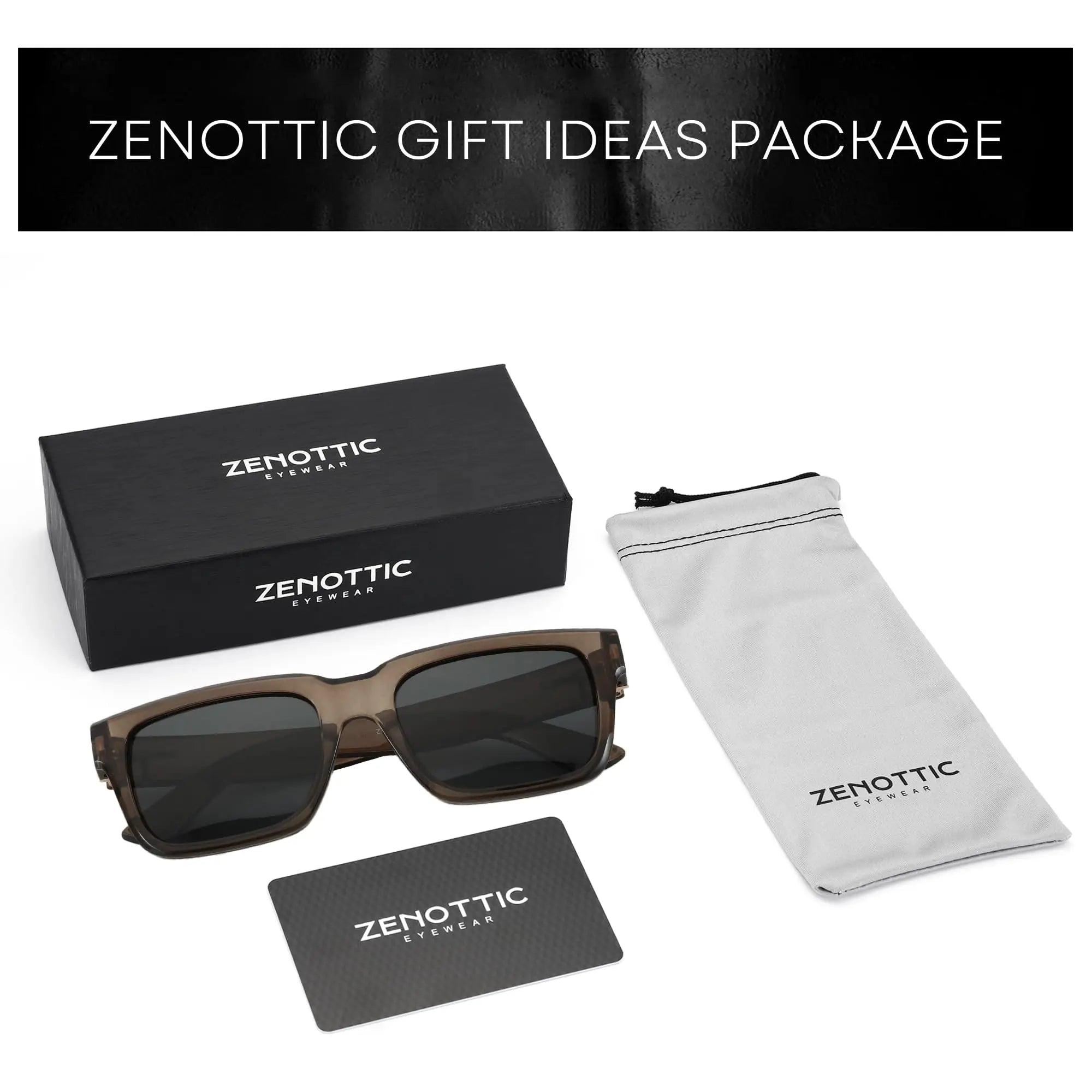 Retro Rectangle Polarized Sunglasses by Snagg It Sunglasses