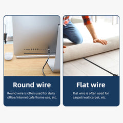 Cat6 Ethernet Cable – UTP RJ45 Network Patch Cord for Laptop, Router & PC by Snagg A Network Cable