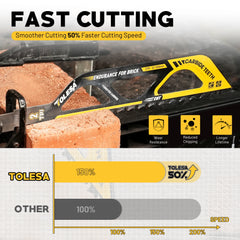 12 Inch Carbide Demolition Reciprocating Saw Blade – Masonry Cutting (2 TPI)