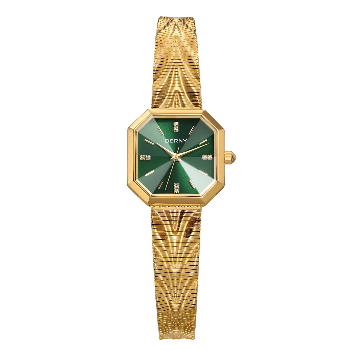 BERNY Women’s Octagonal Gold Quartz Watch