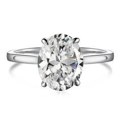 3ct Oval Moissanite Ring - SnaggIt
