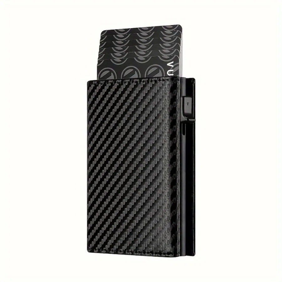 Men’s RFID Pop-Up Wallet with Zipper Coin Purse
