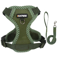 Green Reflective Cat & Dog Harness & Leash Set by Snagg A Harness