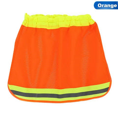 Reflective Stripe Neck Shield Safety For Hard Hats by Snagg A Neck Shield